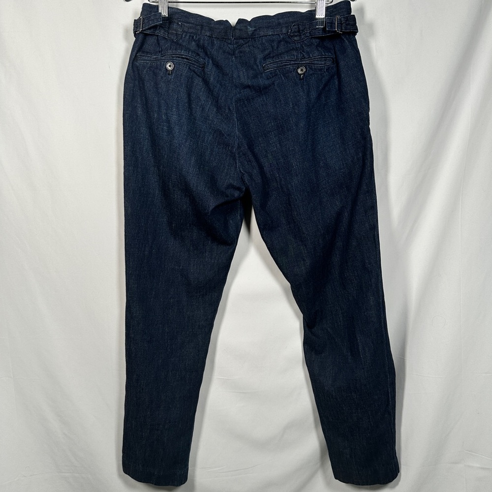 Polo Ralph Lauren Navy Heritage Inspired Pants adjustable tabs 36x30 - Picture 14 of 15